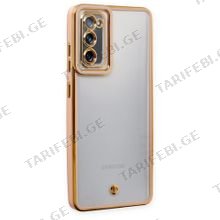 Samsung Galaxy S20 FE Liva lense Case სილიკონის ქეისი - ვარდისფერი