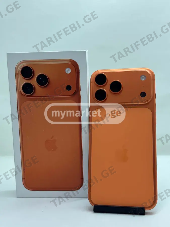 ახალი iPhone 17 pro Max 1TB -გარანტიით,განვადებით