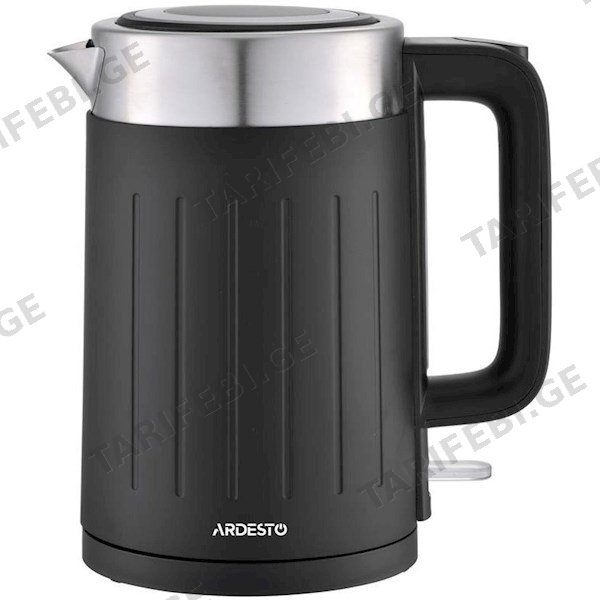 ელექტრო ჩაიდანი Ardesto EKL-F18B Electric Kettle 1.7L, W 1800-2150 Black