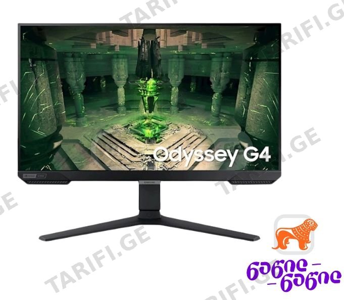 მონიტორი Samsung Odyssey G4 LS25BG400EIXCI 25" Monitor FHD 240Hz IPS 1ms 2xHDMI DP Blackბრენდი: Samsungმოდელი: LS25BG400EIXCIპროდუქტის ტიპი: მონიტორიტიპი: Gamingდიაგონალი: 25"გარჩევადობა: 19