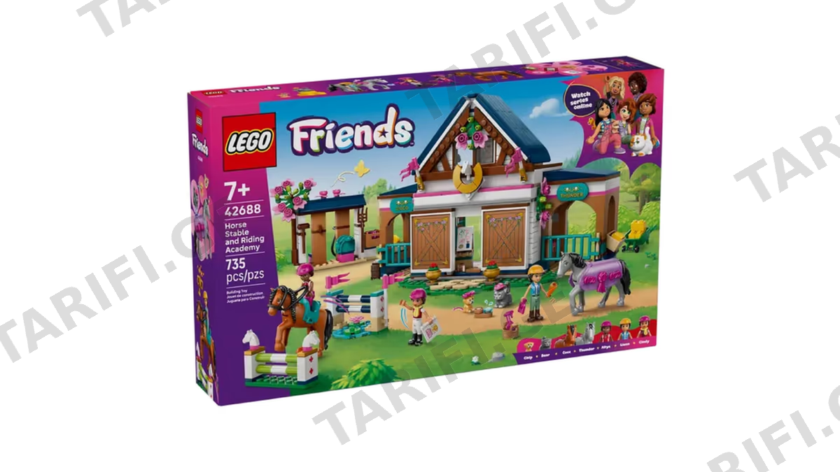 ასაწყობი კონსტრუქცია Lego 42688 Friends Horse Stable and Riding Academy, Prefabricated Construction