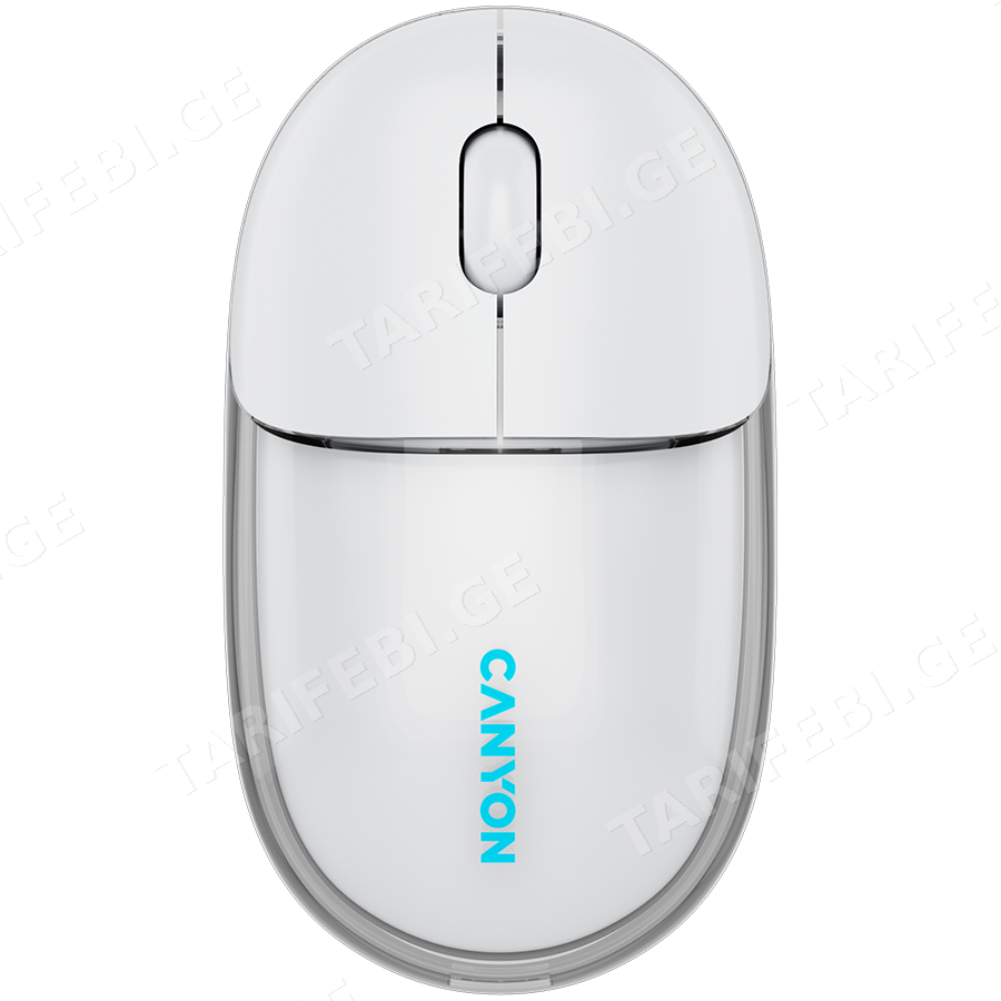 CANYON mouse OnClick 24 BT/ Wireless Transparent/White
