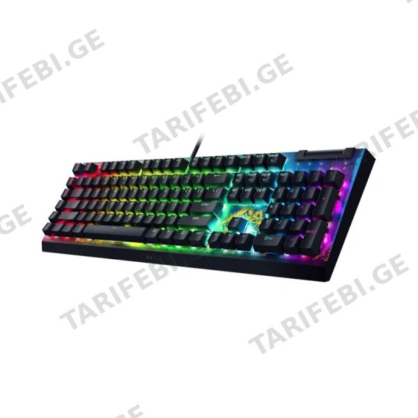 უსადენო მექანიკური კლავიატურა RAZER BLACKWIDOW V4 TKL HYPERSPEED YELLOW SWITCHES