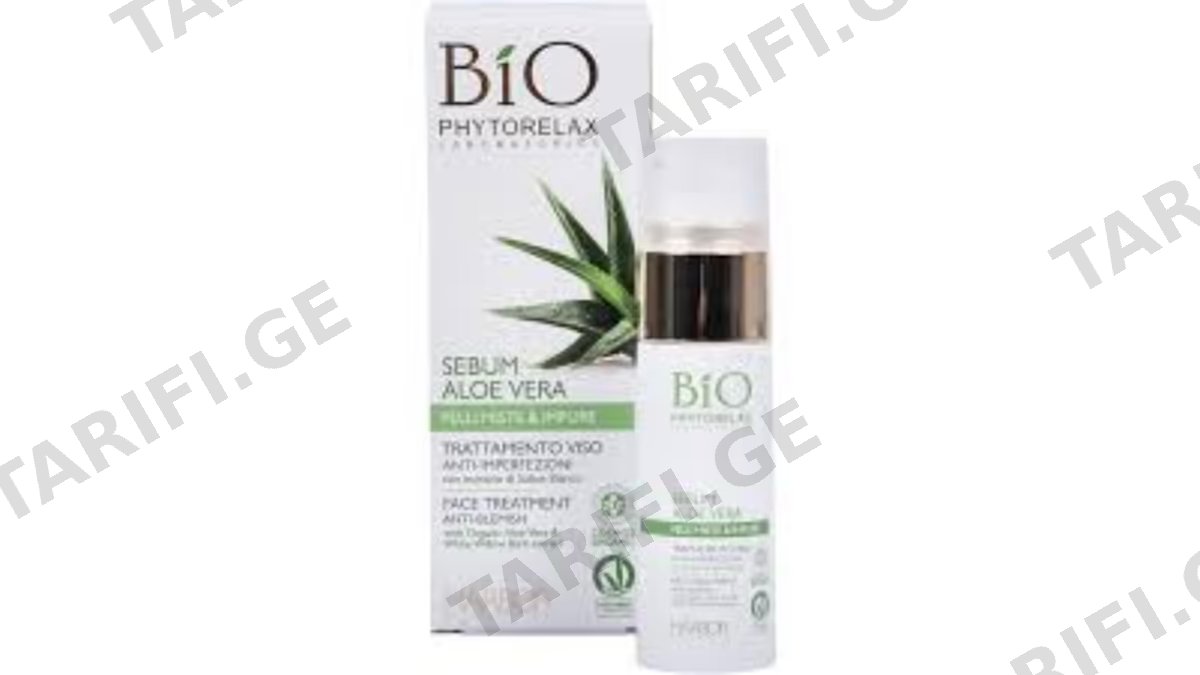 ფიტორილექსი სახის კრემი 5960 Sebum Aloe Vera-ის ნაკლოვ.სამკ.საშ.30მლ *