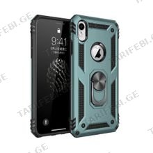 iPhone XR Sofia Ring Case სილიკონის ქეისი ბეჭდით - მწვანე