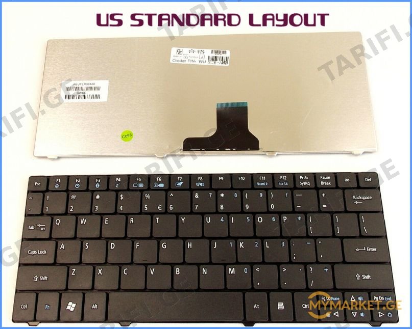 Acer aspire One ZA3 722 751 752 1551 8172 1830T Keyboard