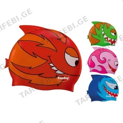 ბავშვის საცურაო სილიკონის ქუდი FASHY 3048 00 SILICONE