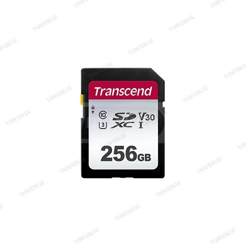 მეხსიერება - SD Card Transcend 256 GB V30 4K