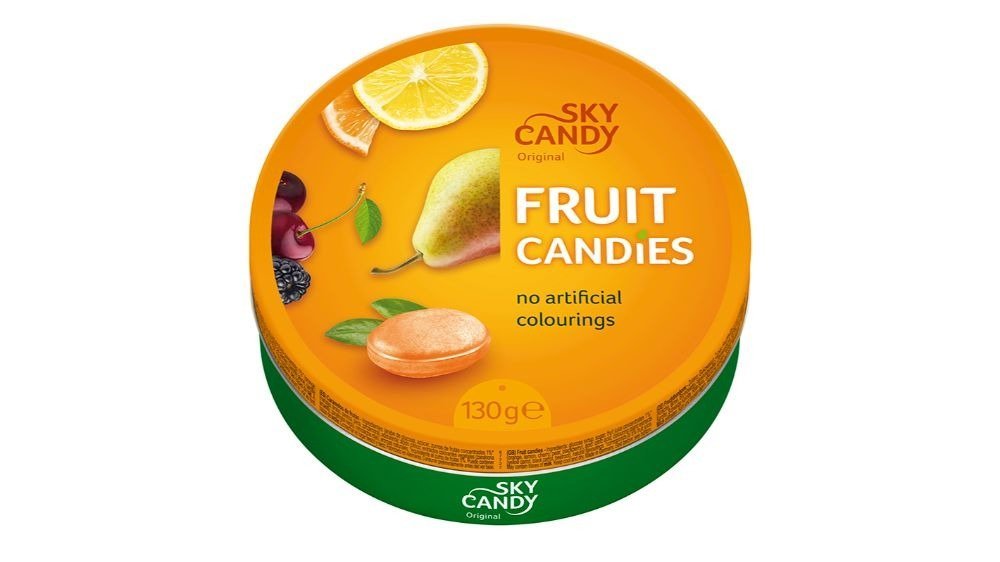 კანფეტი C&H Sky Candy შერეული ხილის წვეთები 130გრ