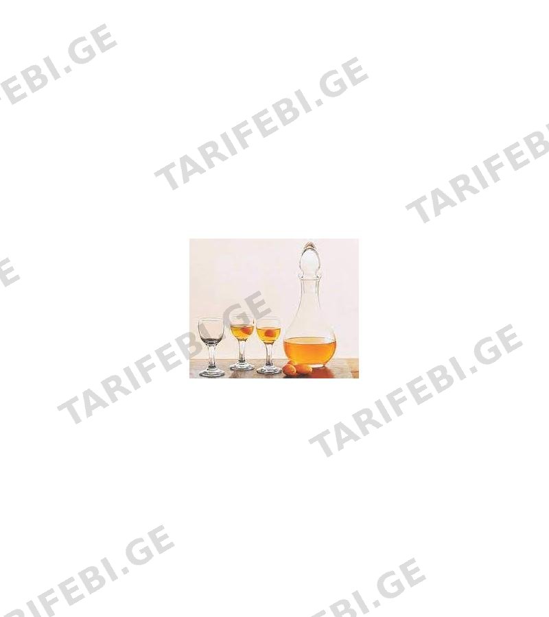 დოქი ჭიქებით (6ც) #95485-STARDUST PASABAHCE