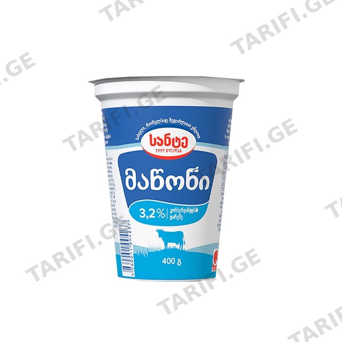„სანტე“ მაწონი 3.2% 400 გ