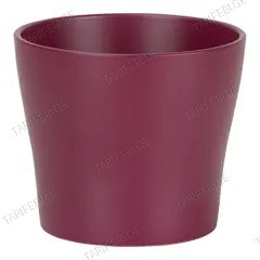 კერამიკული ქოთანი ყვავილებისთვის Scheurich 808/21 Burgundy