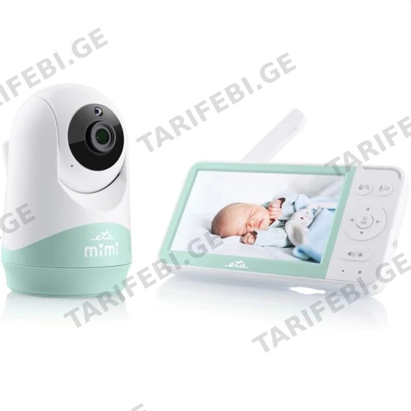 რადიო ძიძა კამერა მონიტორით ETA530690000 MIMI WHITE