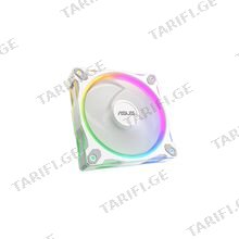 Asus Prime MR120 120 mm ARGB White კომპიუტერის ქულერი