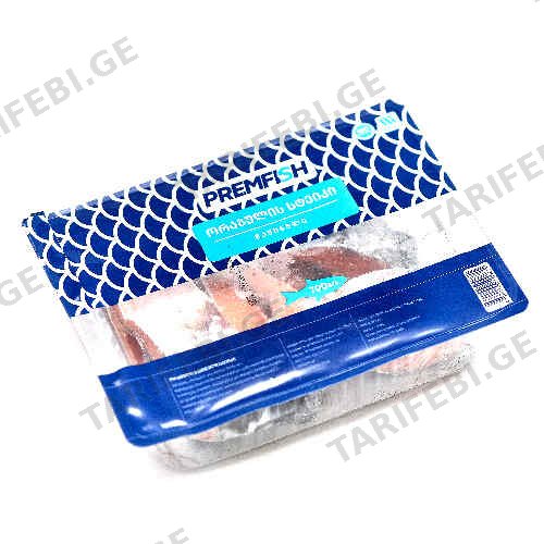 თევზის ასორტი ორაგულის სტეიკი /Premfish/700 გრ