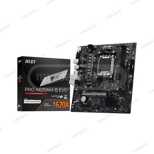 დედაბარათი - Msi Pro A620AM-B Evo DDR5