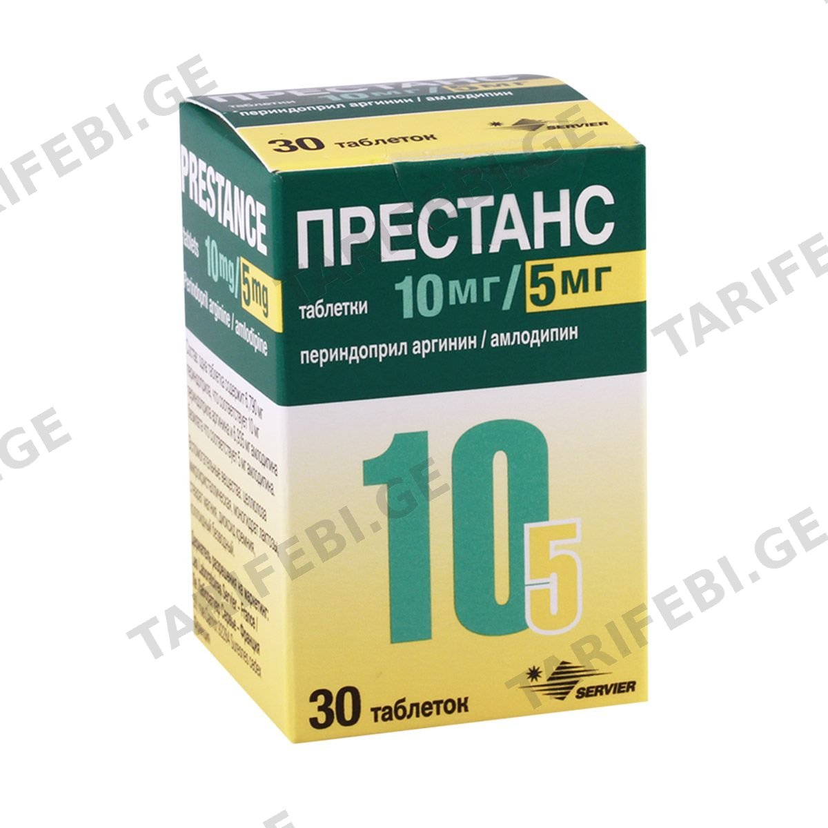პრესტანსი 10მგ/5მგ 30 ტაბლეტი