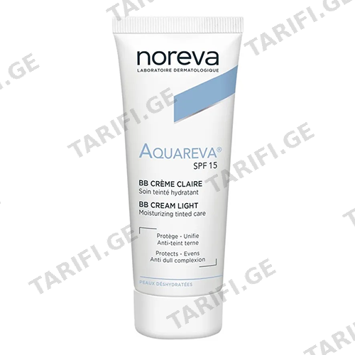ნორევა - Aquareva BB სახის კრემი Spf15 ფერი-ღია 40მლ