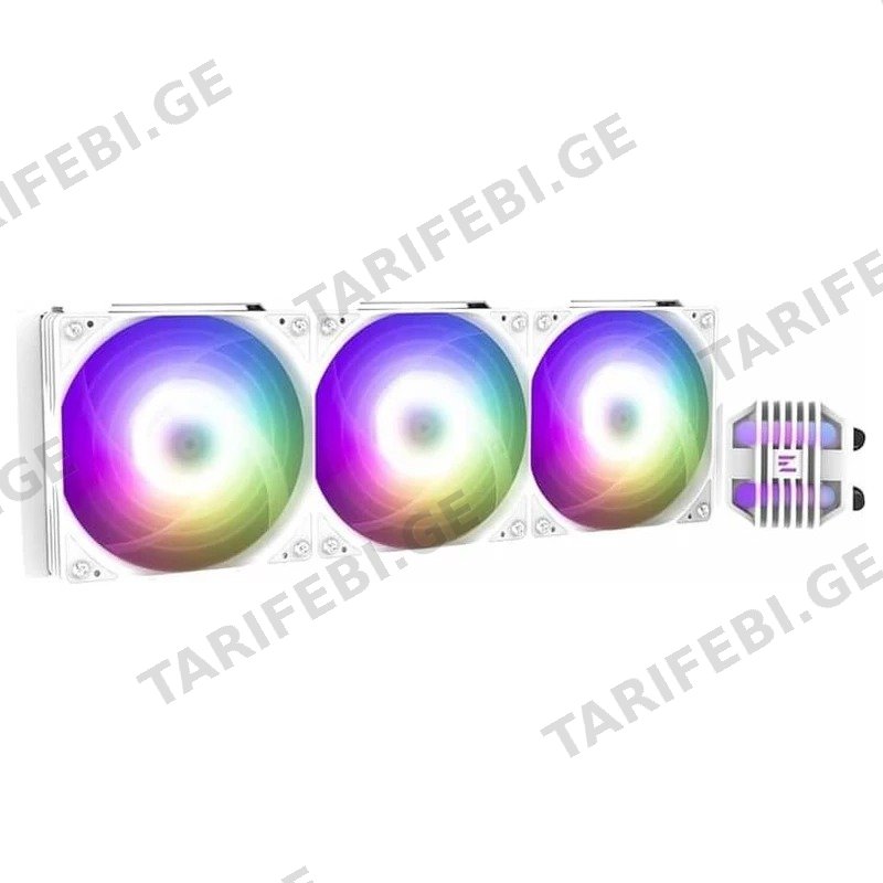 პროცესორის თხევადი გაგრილება ZALMAN ALPHA2SEA36WHITE ARGB 360MM თეთრი