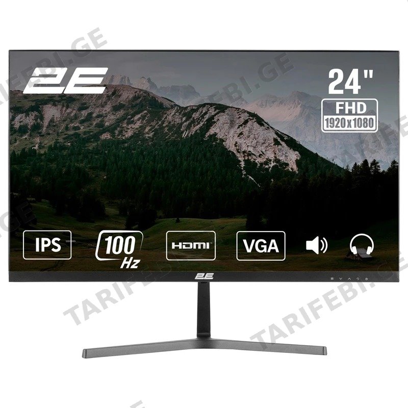 მონიტორი 2E 2E-D2425B-01.EU 23.8" FHD IPS 100HZ