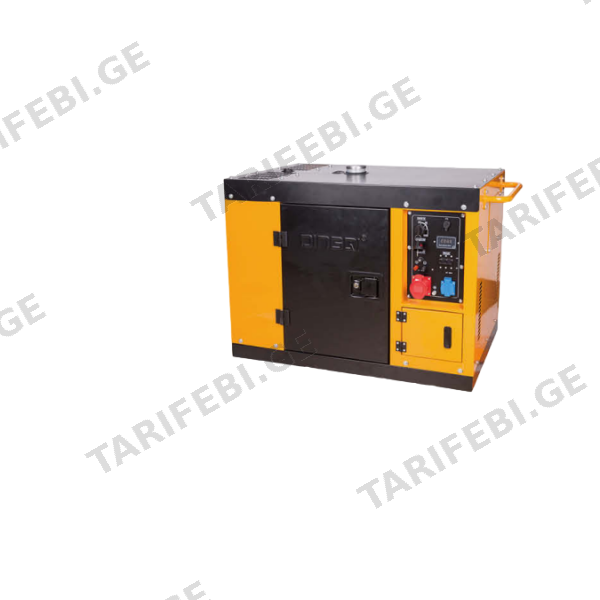 გენერატორი (დიზელზე) DINGQI 108800 (220-380V/8KW/10KVA)