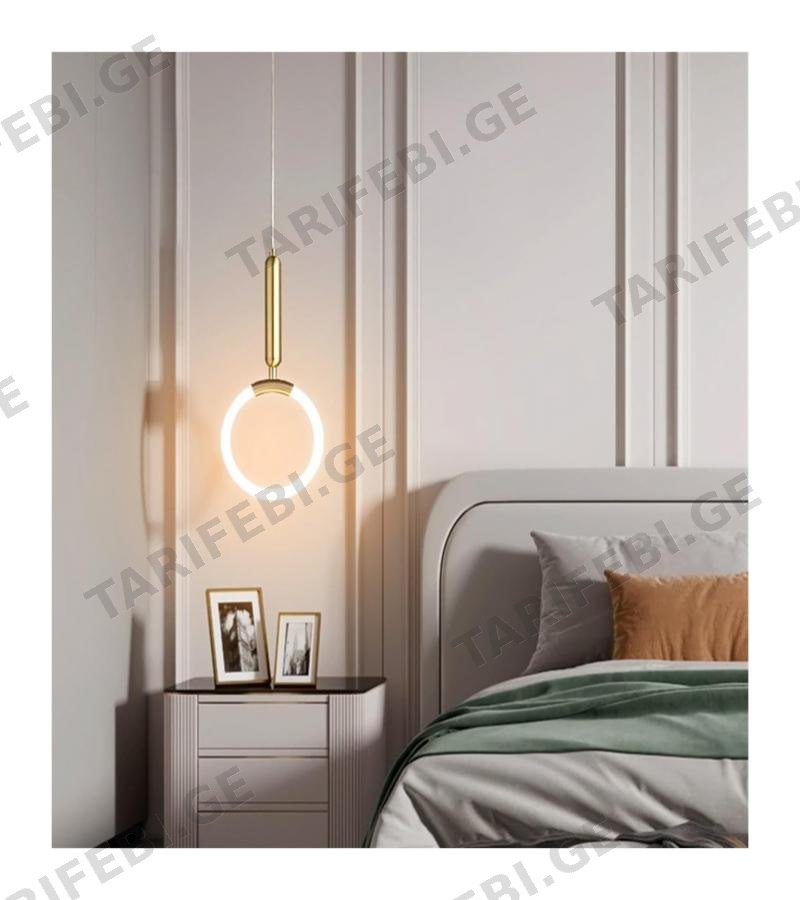 ჭაღი LED GZFM-6036-1 / GOLD 12W (4000K)