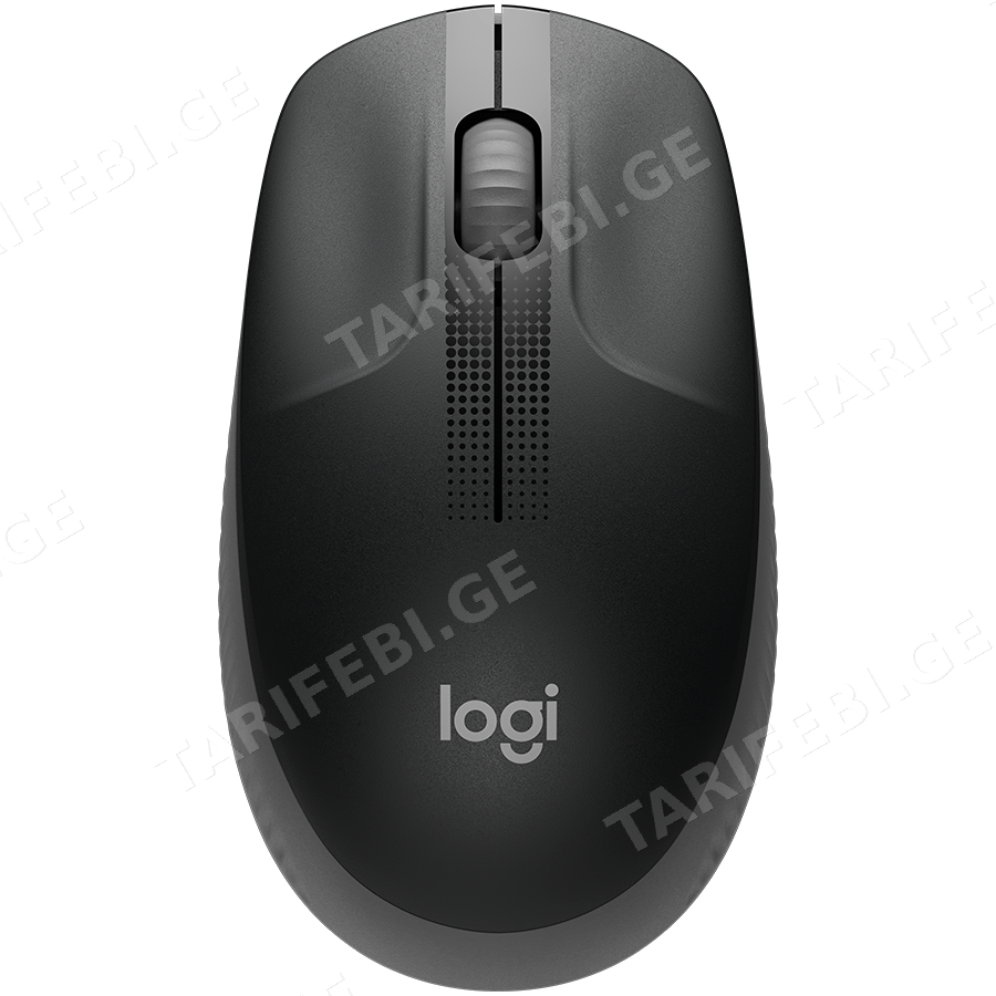 LOGITECH M190 Full-size wireless mouse - CHARCOAL - 2.4GHZ - EMEA - M190