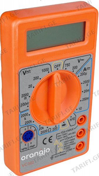 მულტიმეტრი ციფრული DPM VC502 ORANGJO