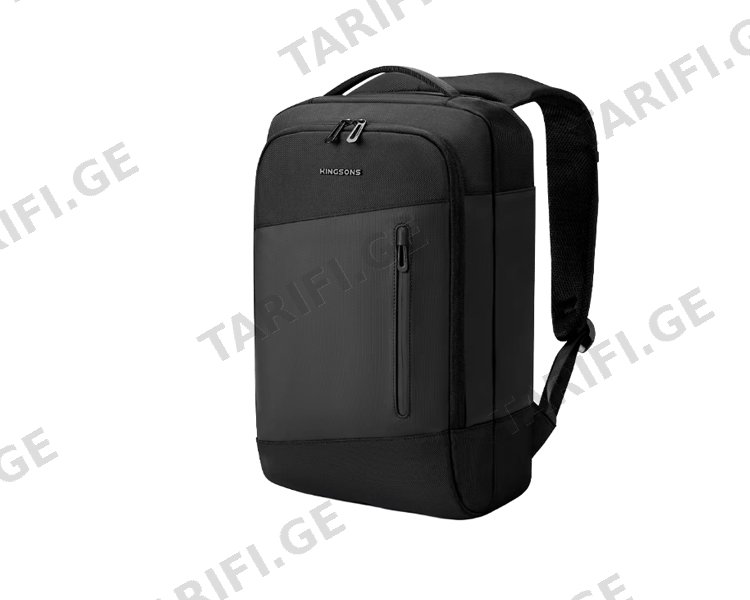 ზურგჩანთა Kingsons Waterproof Laptop Backpack 15.6" Black - KS25460