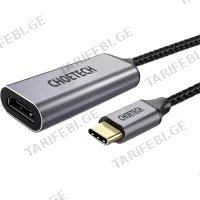 USB-C ადაპტერი CHOETECH HUB-H10 USB-C TO HDMI (0.2 M)
