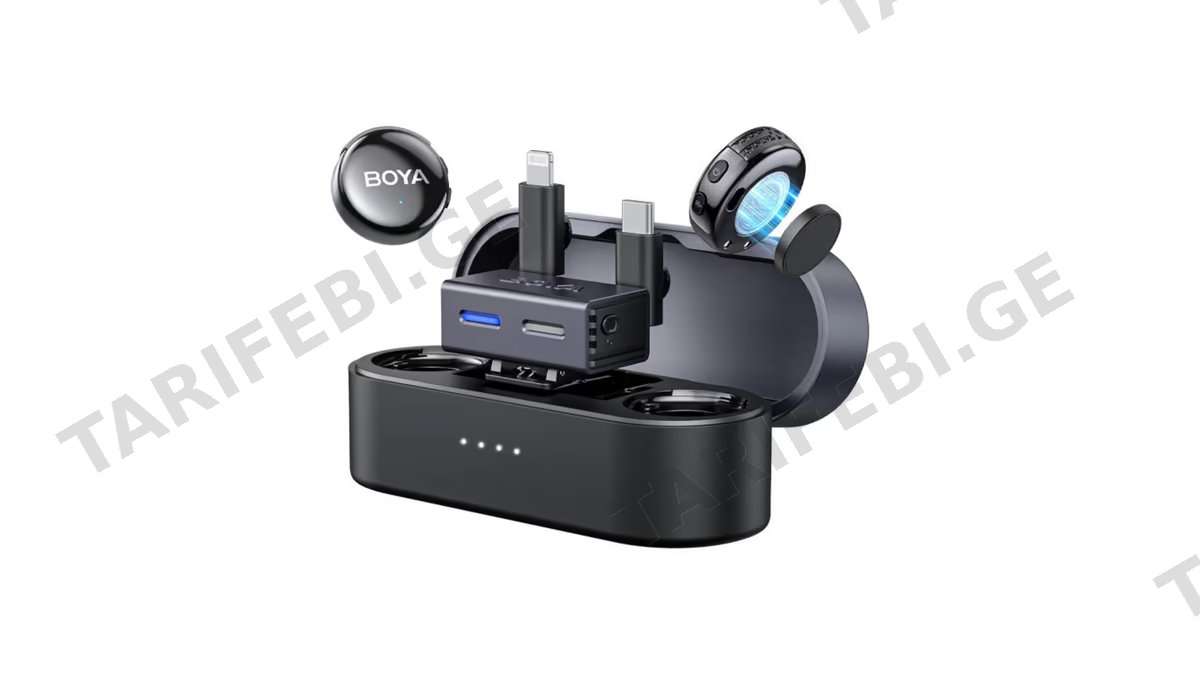 BOYA BOYALINK 3-01 AI-Powered Button-Sized Wireless Microphone