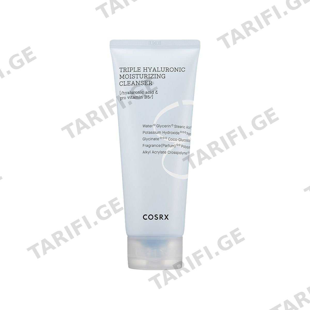 სახის დასაბანი ქაფი Triple Hyaluronic 150 მლ 1926 კოსარექსი - COSRX