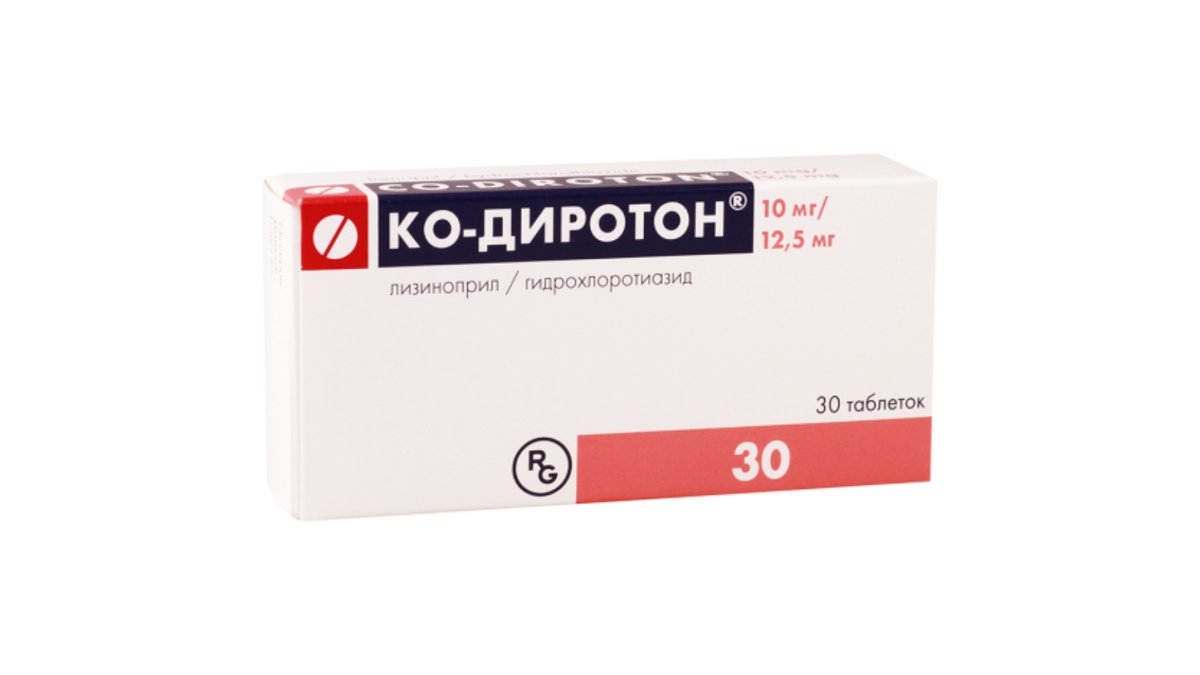 კო-დიროტონი ტაბ.10მგ/12.5მგ.N30