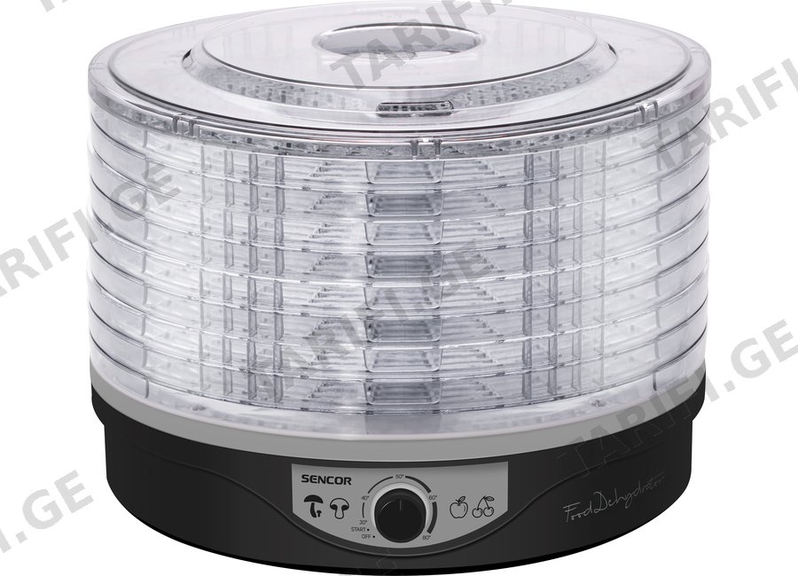 საჭმლის დეჰიდრატორი Sencor SFD 3109BK (საშრობი)