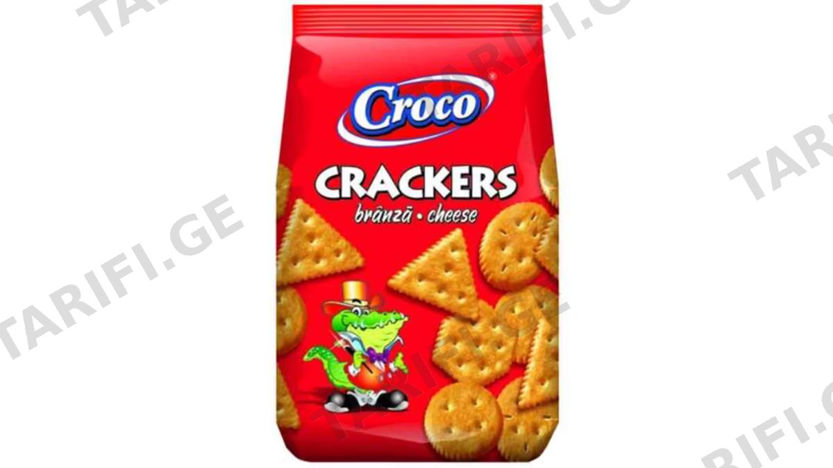 "Croco"- კრეკერი ყველის არომატით 100გრ