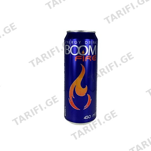 ენერგეტიკული სასმელი "BOOM FIRE" 450 მლ