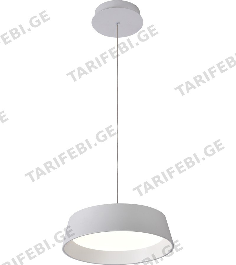 ჭაღი GZGS-BM8027-P-WHITE თეთრი 36W*2 ზომა.Ø450