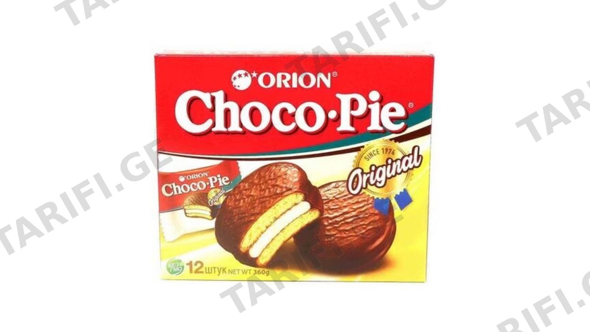 Choco Pie შოკოლადის ბისკვიტი 30გრ 12ც