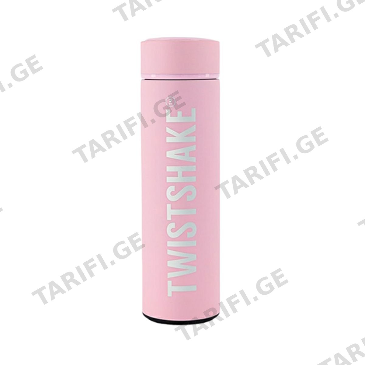 თერმო ბოთლი ვარდისფერი 420მლ 2971 თვისთშეიქი - Twistshake