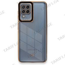 Samsung Galaxy A22, M22, M32, Liva lense Case სილიკონის ქეისი - შავი