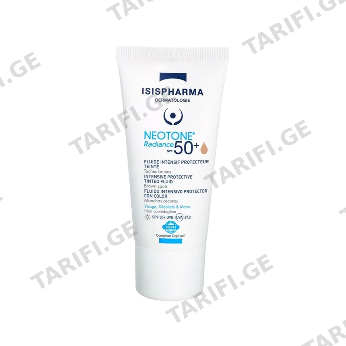 კრემი სახის შეფერილი პიგმენტაციის Neotone SPF50 30მლ 0409 ისის ფარმა - ISIS PHARMA
