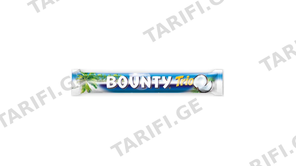 BAUNTY-შოკოლადი ტრიო 82.5გრ (144)