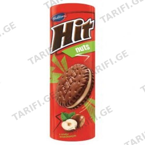 ორცხობილა /Bahlsen ჰიტი/ თხილით 220 გრ