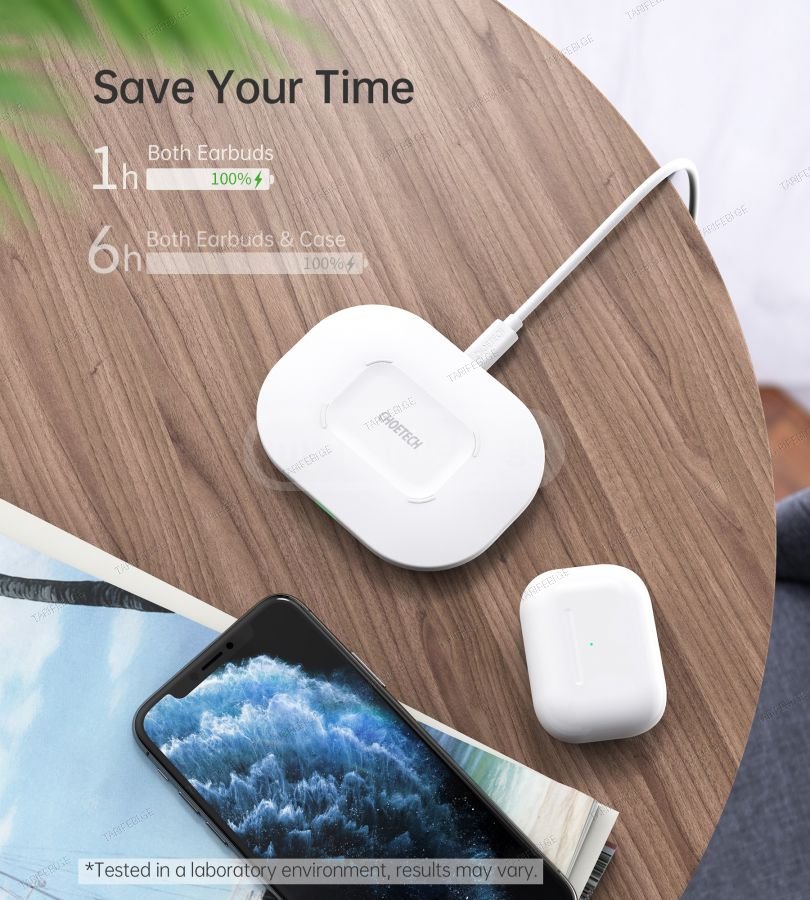 Choetech T550-F 15W Fast Wireless Charging Pad