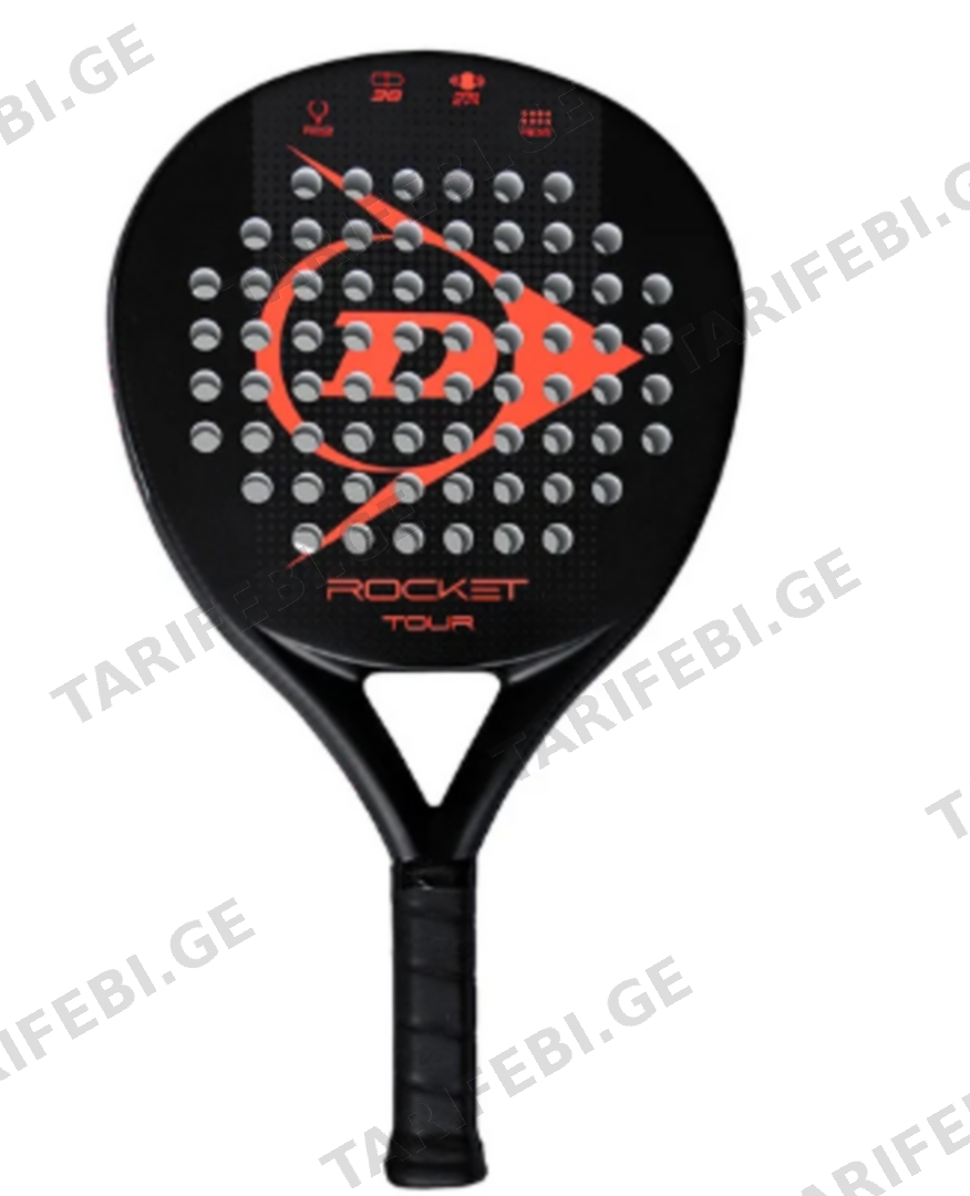 პადელის ჩოგანი DUNLOP ROCKET TOUR RED/წითელი