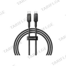 Baseus Unbreakable Series Fast Charging Cable Type-C to Type-C 100W 1m P10355800111-00 Black მობილურის კაბელი