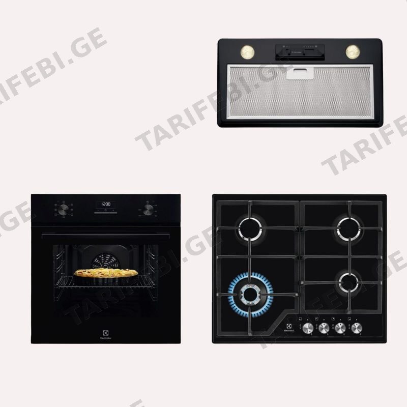 ჩასაშენებელი სამეული Electrolux  LOH3H00BK KGS6436K LFG525K