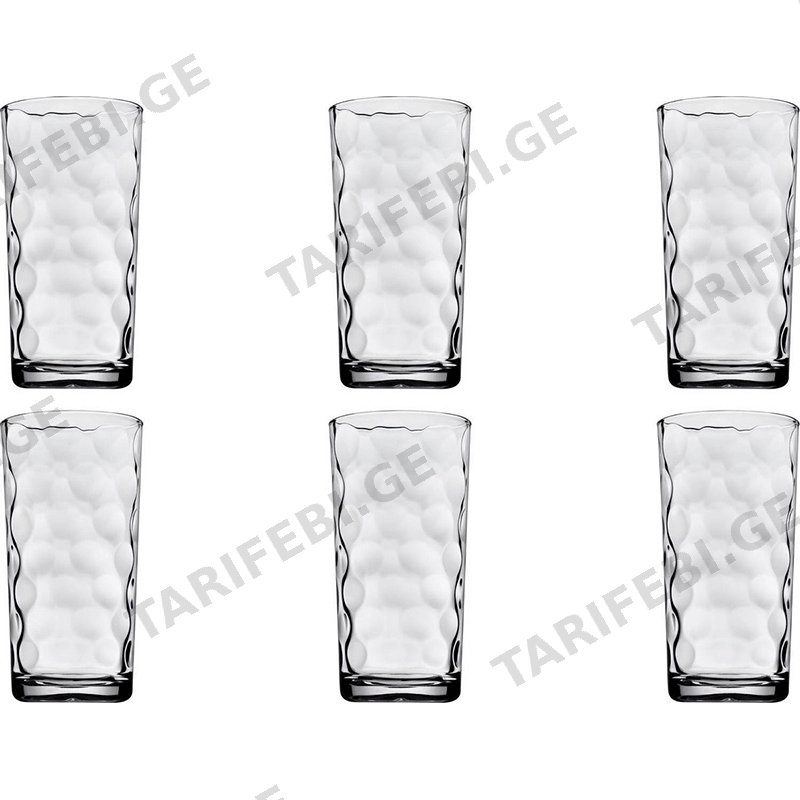 მინის ჭიქა PASABAHCE (6PCS, 265ML)