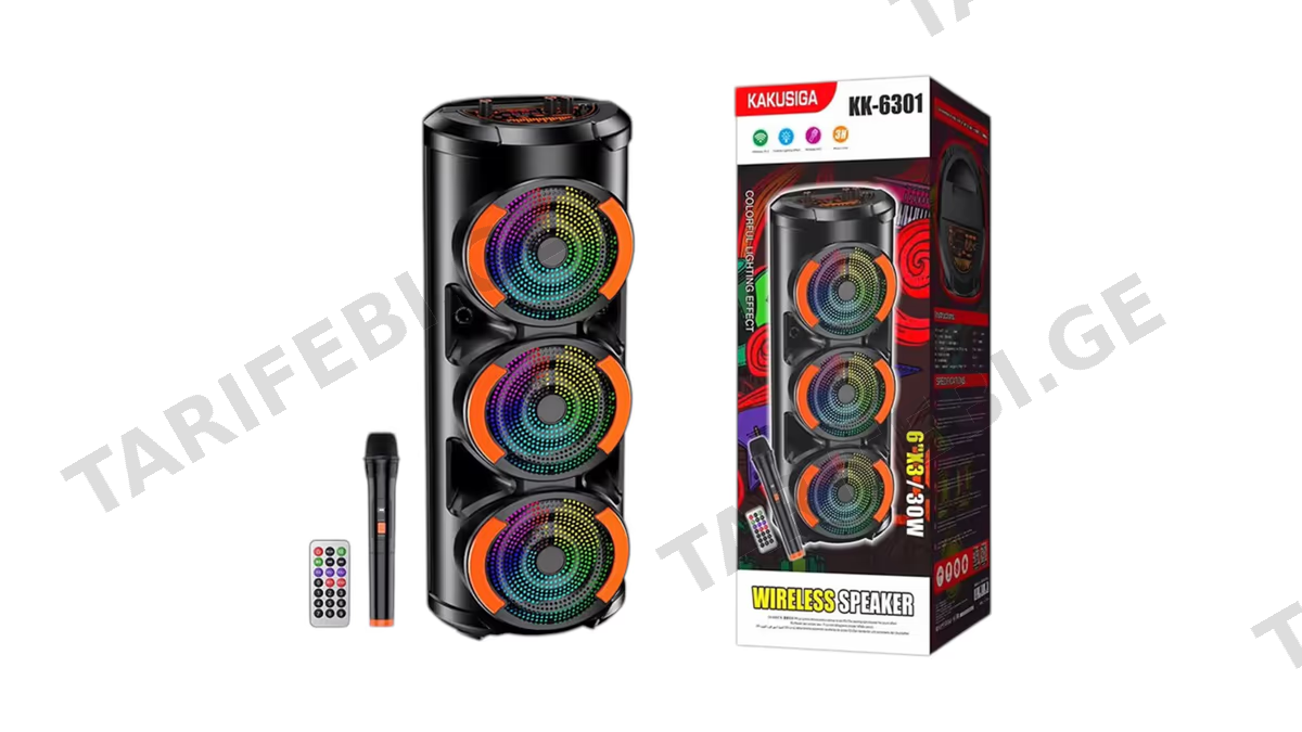 Kakusiga kk-6301 wireless speaker with microphone
