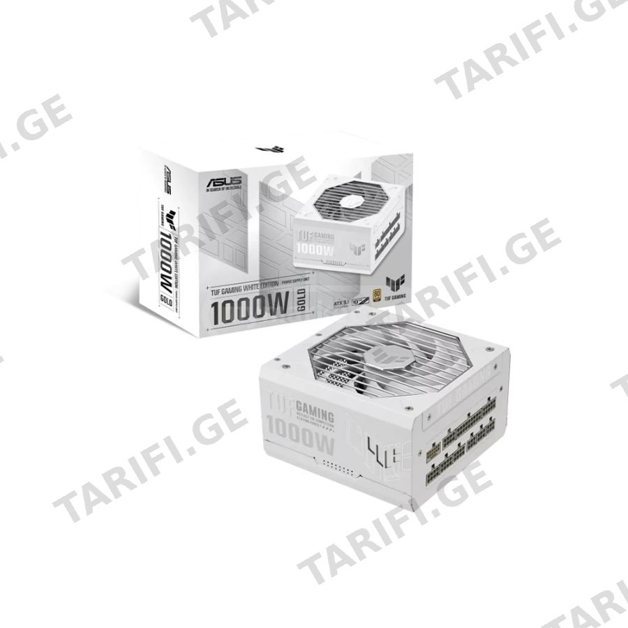 ASUS TUF Gaming 1000G White 1000W 80+ Gold ATX Fully Modular